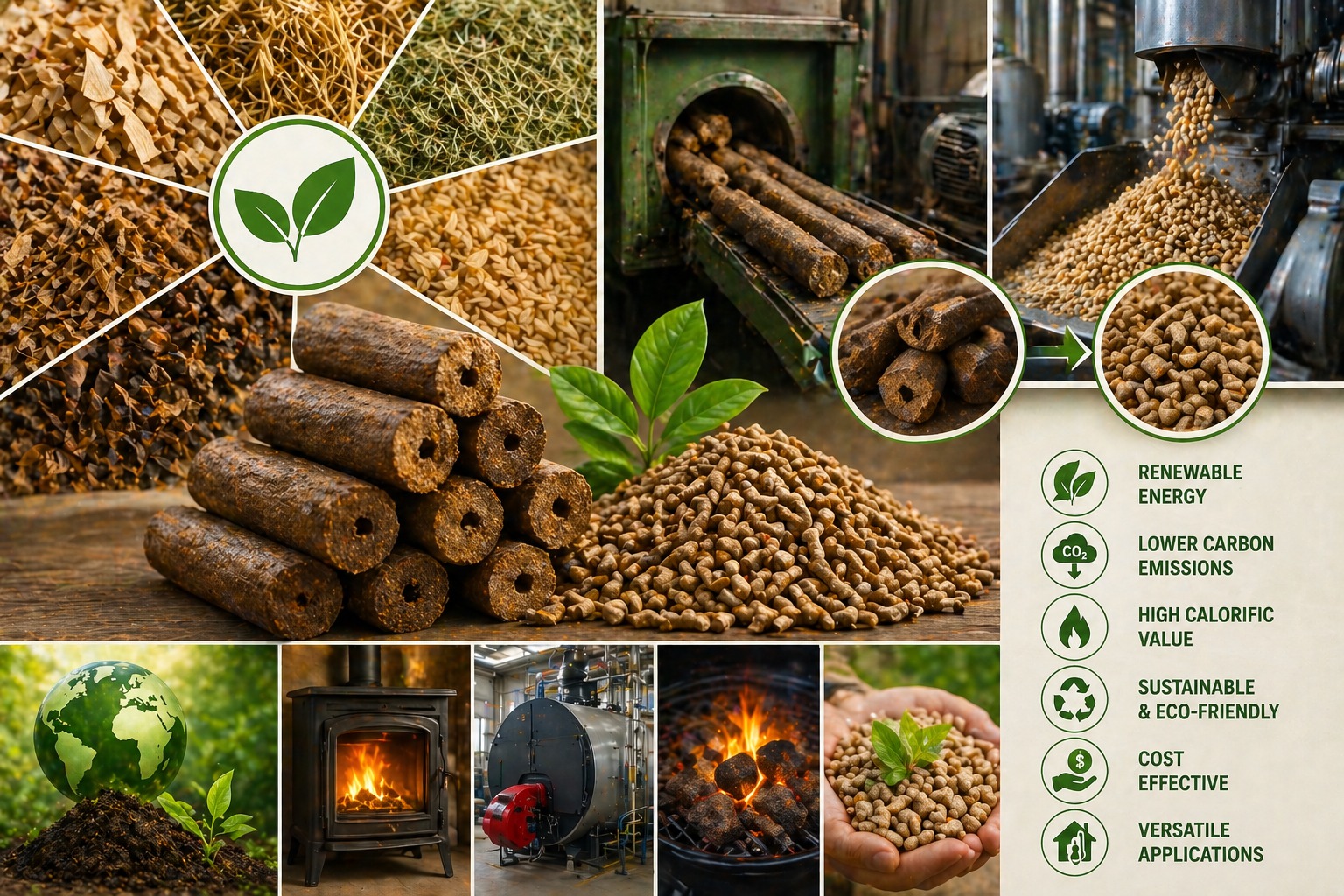 Biomass Briquettes and Pellets – India Market Scenario