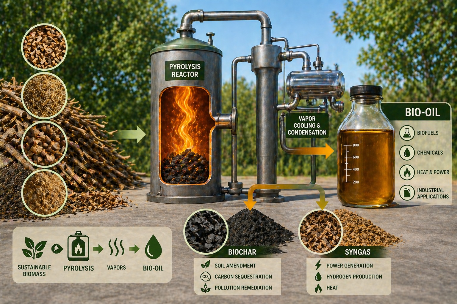 Biomass Pyrolysis for Oil: Indian Market Scenario